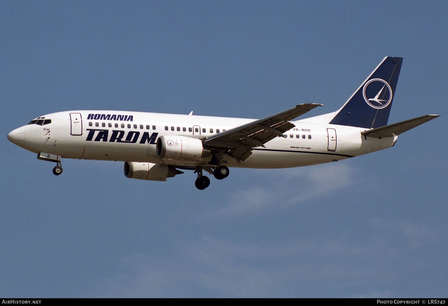 Aircraft Photo of YR-BGD | Boeing 737-38J | TAROM - Transporturile Aeriene Române | AirHistory.net #312326