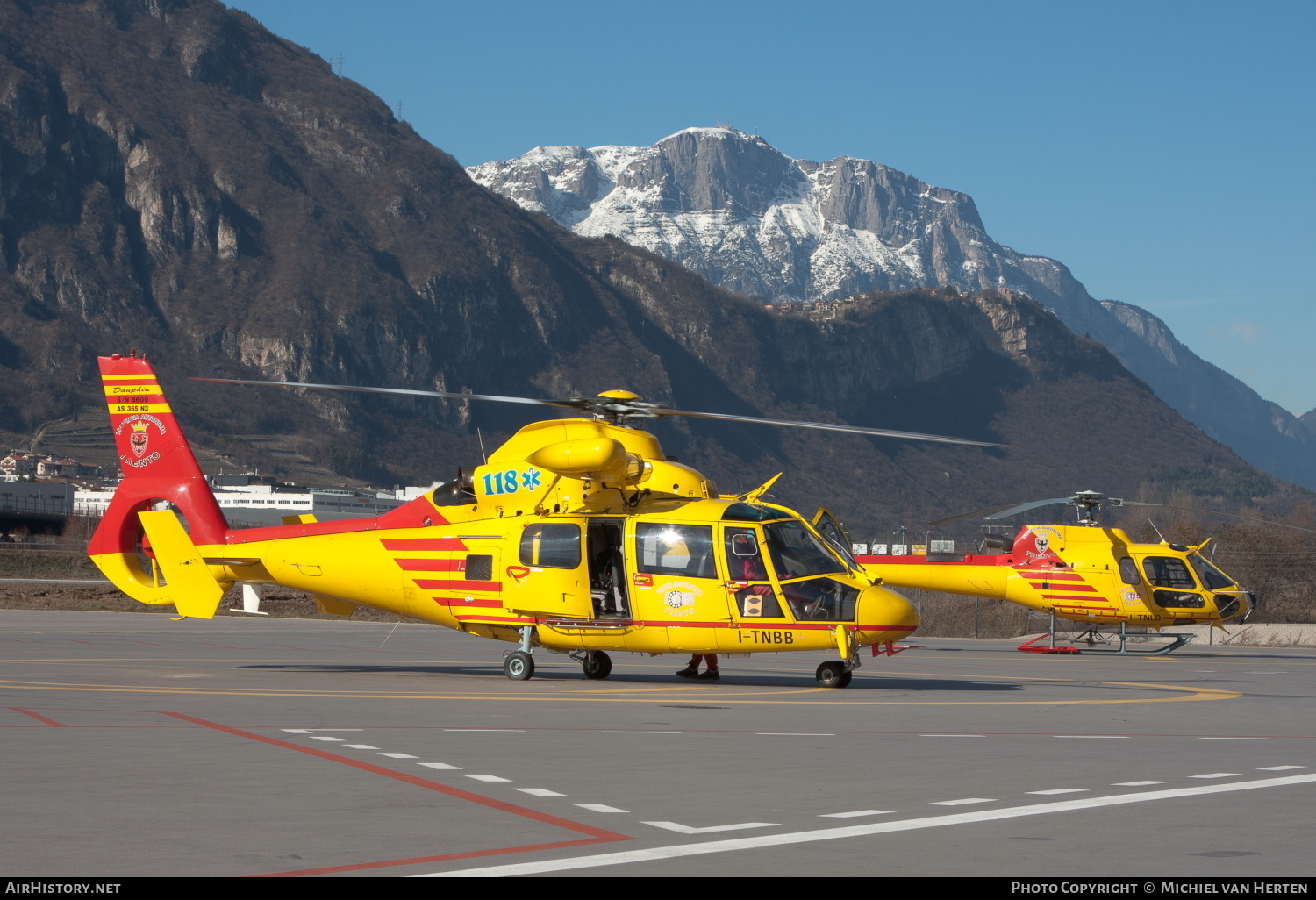 Aircraft Photo of I-TNBB | Eurocopter AS-365N-3 Dauphin 2 | Vigili del Fuoco Trento | AirHistory.net #312334