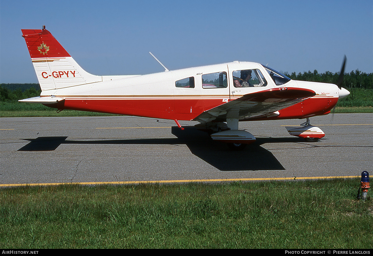 Aircraft Photo of C-GPYY | Piper PA-28-151 Cherokee Warrior | AirHistory.net #312335