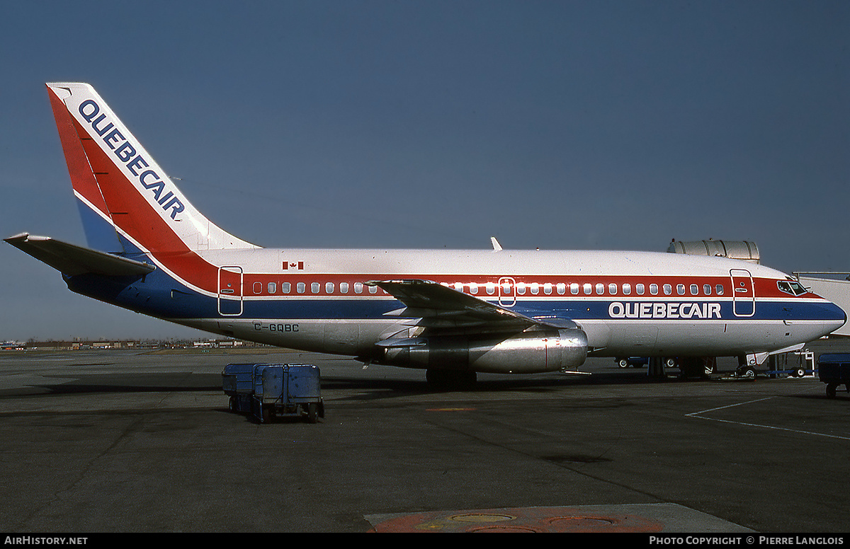 Aircraft Photo of C-GQBC | Boeing 737-202C | Quebecair | AirHistory.net #312343