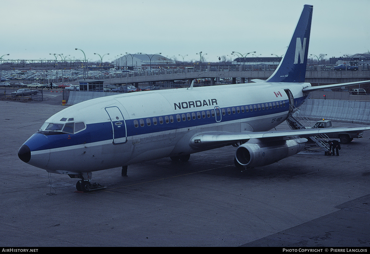 Aircraft Photo of C-FNAP | Boeing 737-242C | Nordair | AirHistory.net #312349