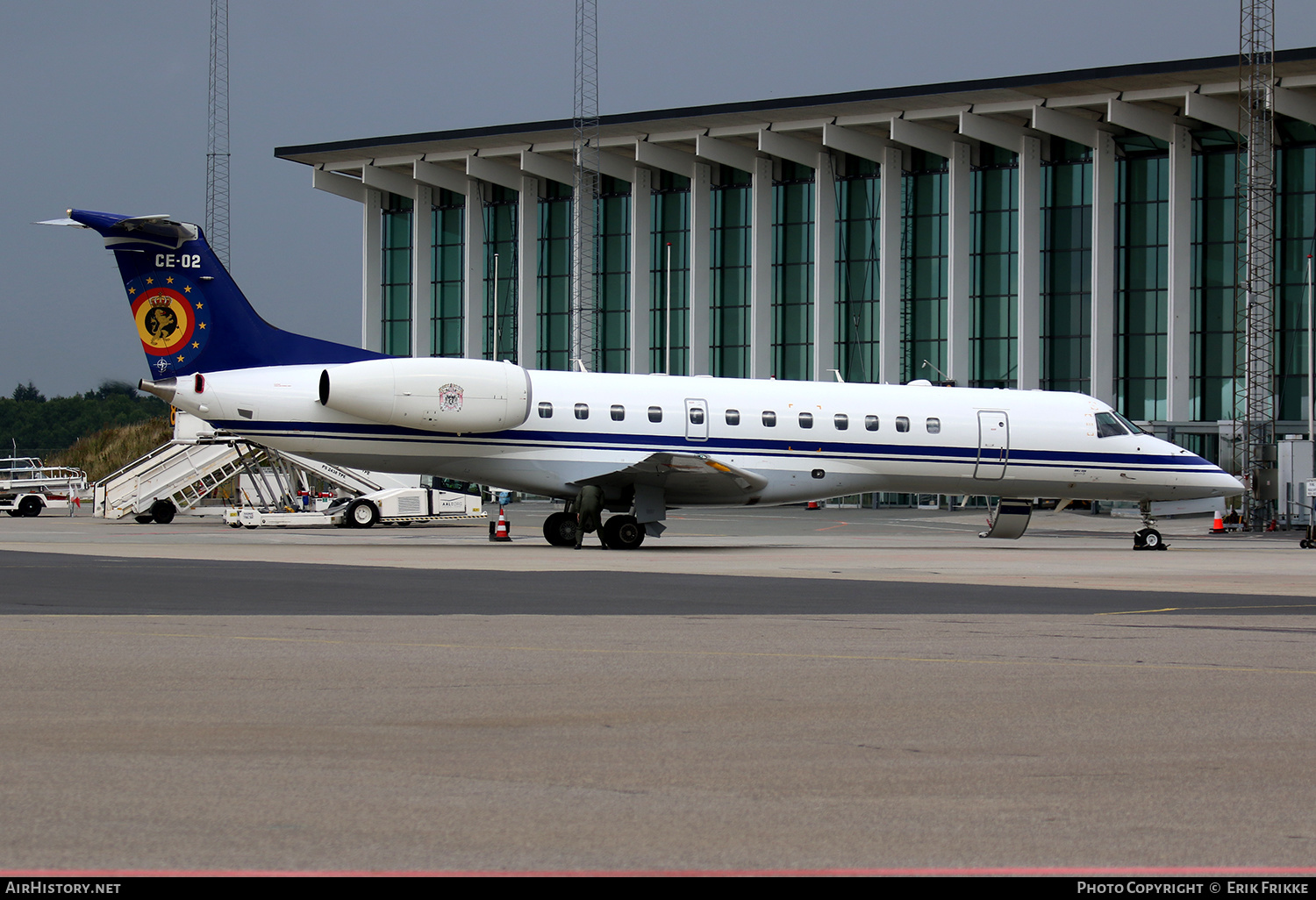 Aircraft Photo of CE-02 | Embraer ERJ-135LR (EMB-135LR) | Belgium - Air Force | AirHistory.net #312366