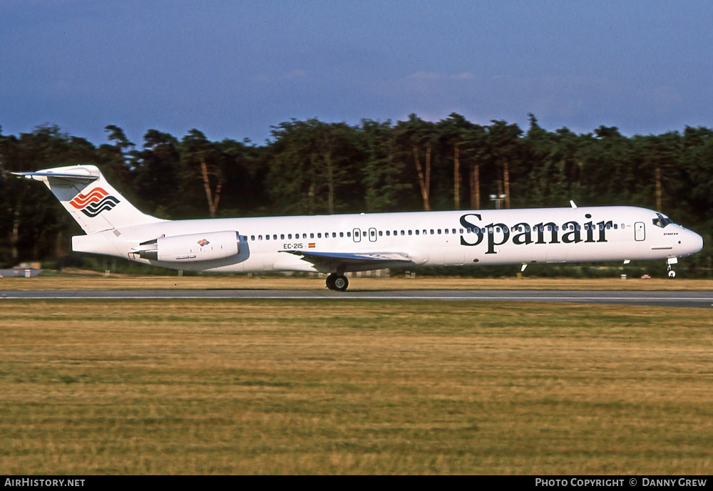 Aircraft Photo of EC-215 | McDonnell Douglas MD-83 (DC-9-83) | Spanair | AirHistory.net #312370