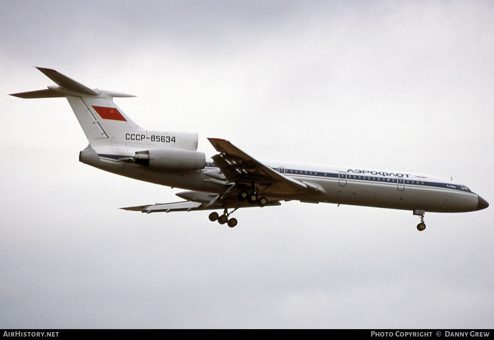 Aircraft Photo of CCCP-85634 | Tupolev Tu-154M | Aeroflot | AirHistory.net #312379