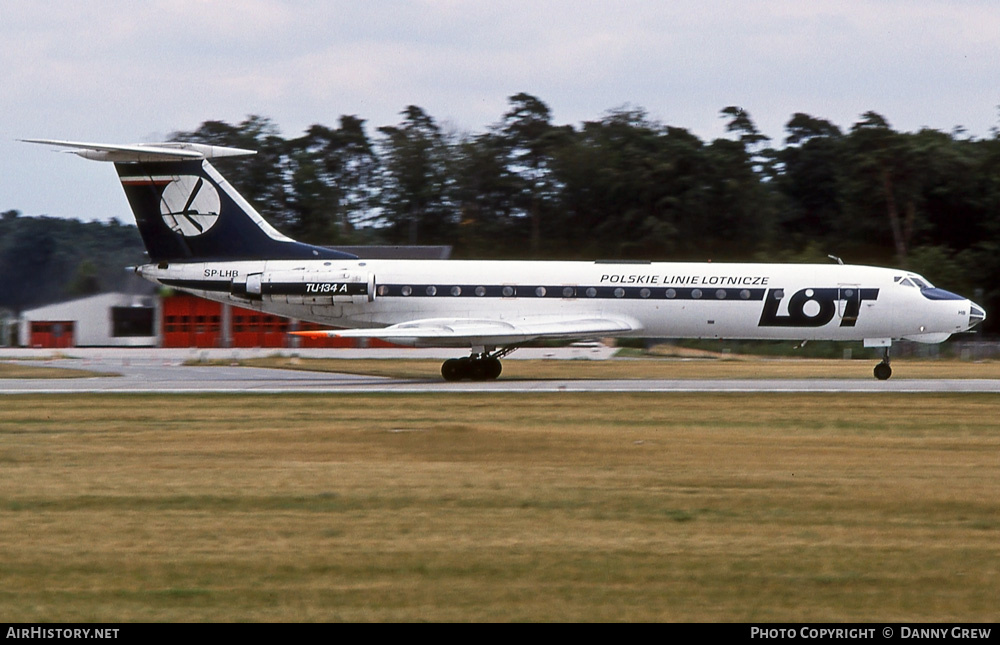 Aircraft Photo of SP-LHB | Tupolev Tu-134A | LOT Polish Airlines - Polskie Linie Lotnicze | AirHistory.net #312388