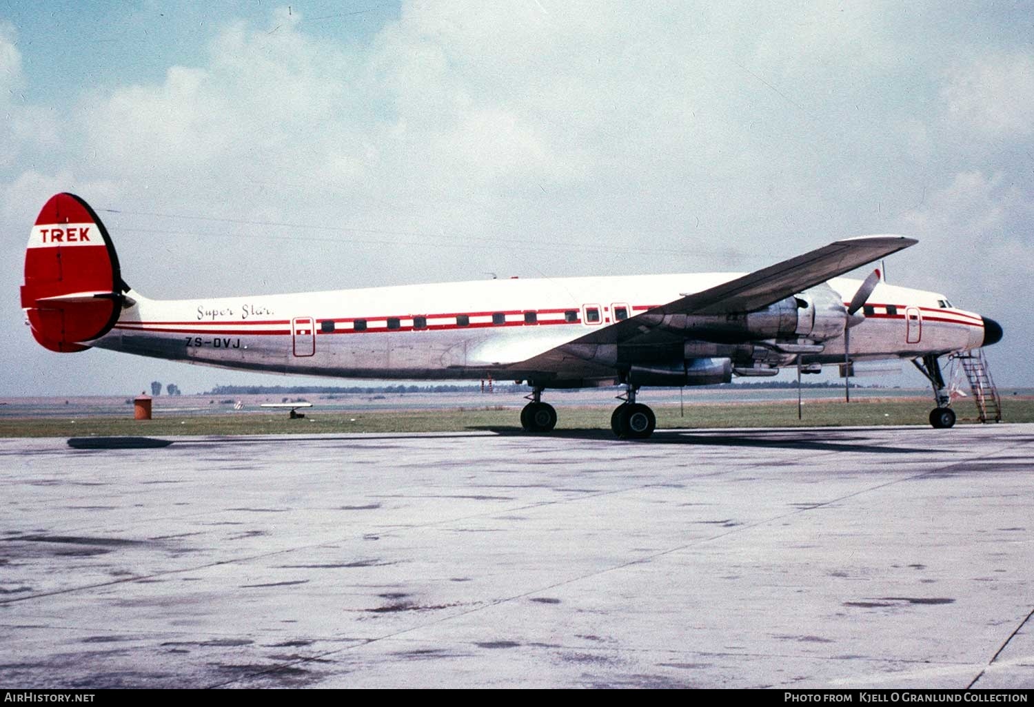 Aircraft Photo of ZS-DVJ | Lockheed L-1649A Starliner | Trek Airways - Trek Lugdiens | AirHistory.net #312397