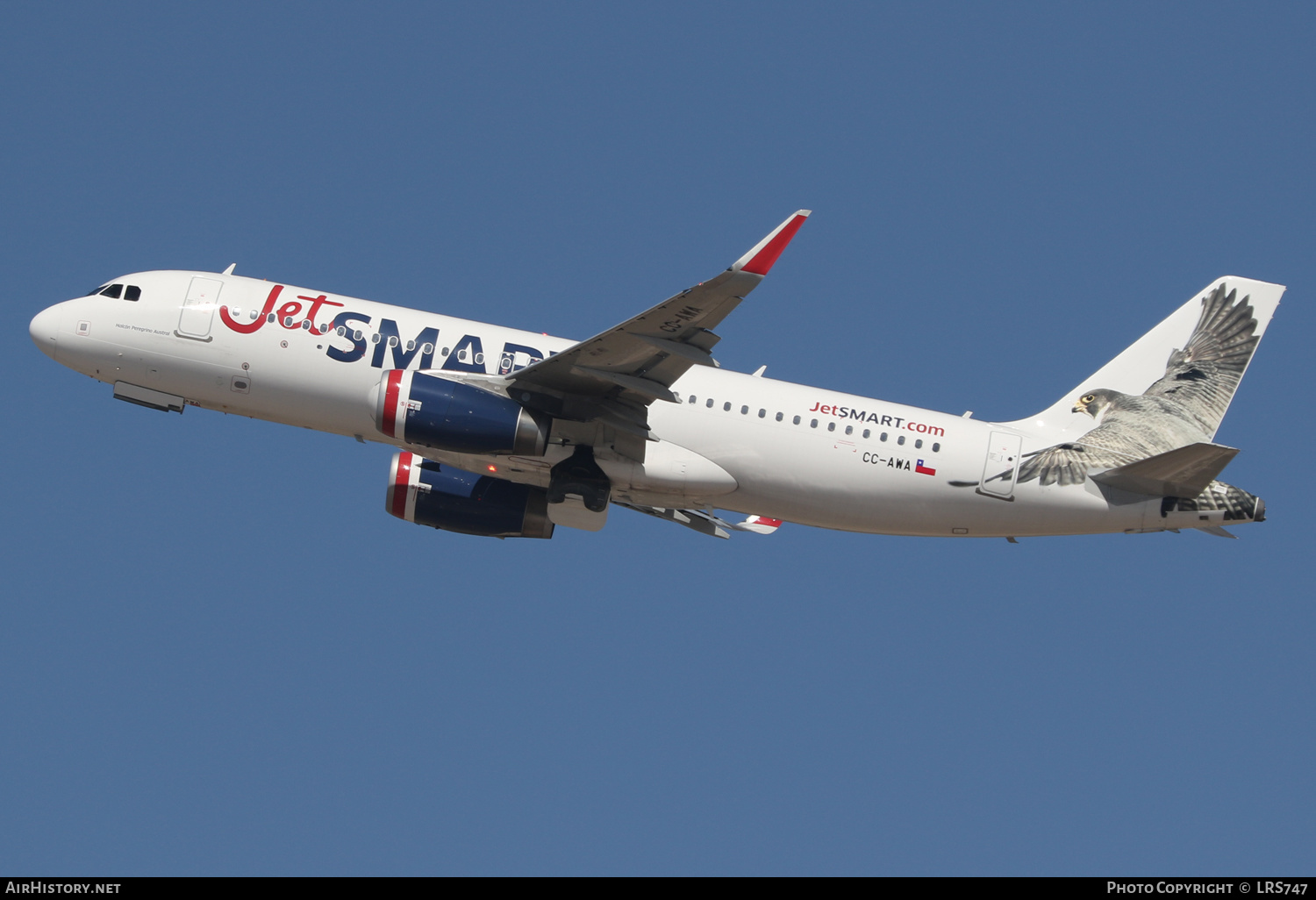 Aircraft Photo of CC-AWA | Airbus A320-232 | JetSmart | AirHistory.net #312408