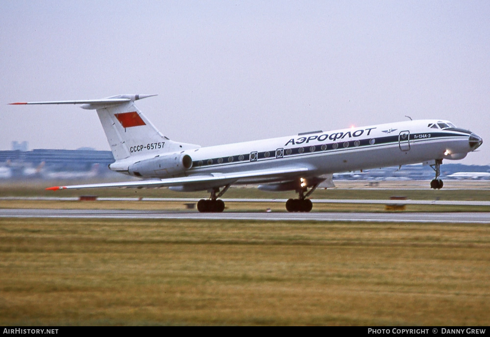 Aircraft Photo of CCCP-65757 | Tupolev Tu-134A-3 | Aeroflot | AirHistory.net #312429