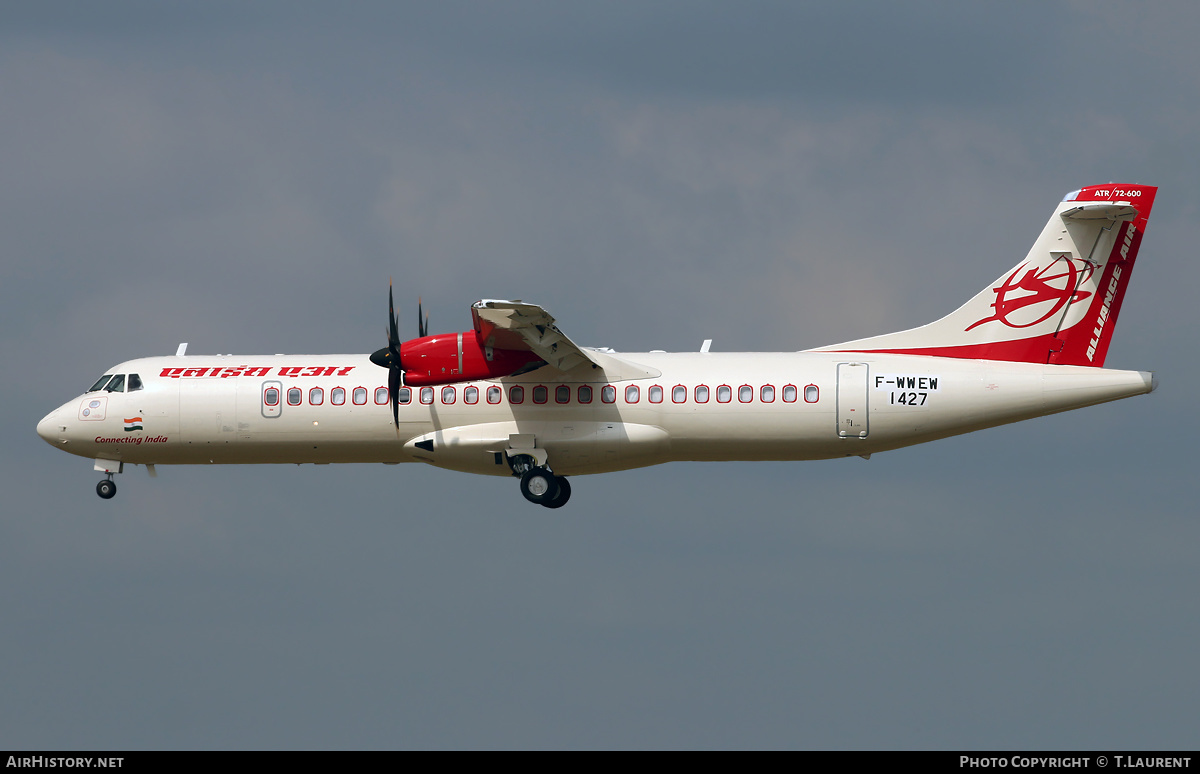 Aircraft Photo of F-WWEW | ATR ATR-72-600 (ATR-72-212A) | Alliance Air | AirHistory.net #312467