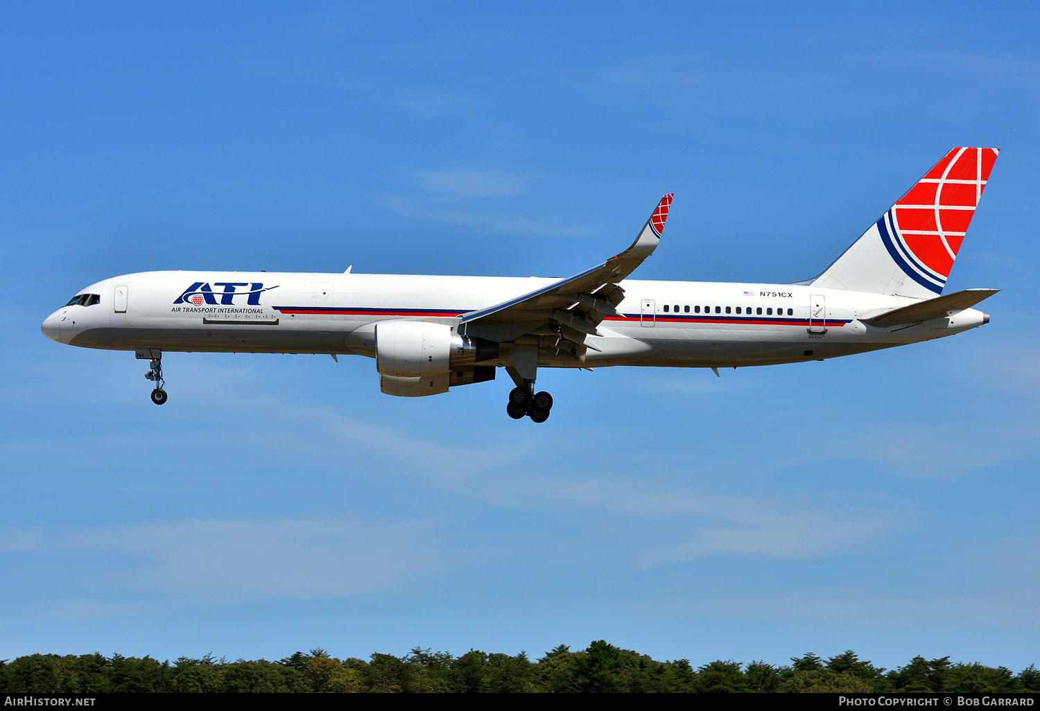 Aircraft Photo of N751CX | Boeing 757-2Q8(PCC) | ATI - Air Transport International | AirHistory.net #312482