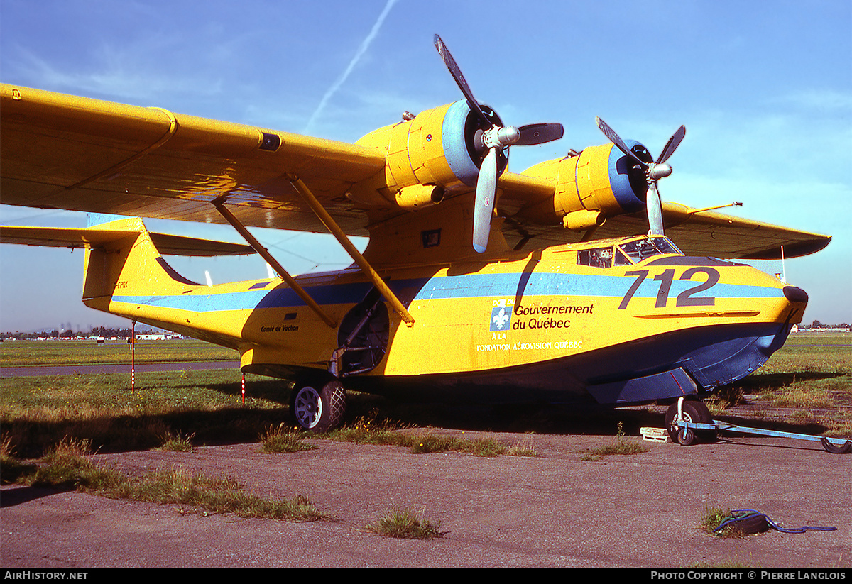 Aircraft Photo of C-FPQK | Consolidated PBV-1A Canso A | Gouvernement du Québec | AirHistory.net #312493