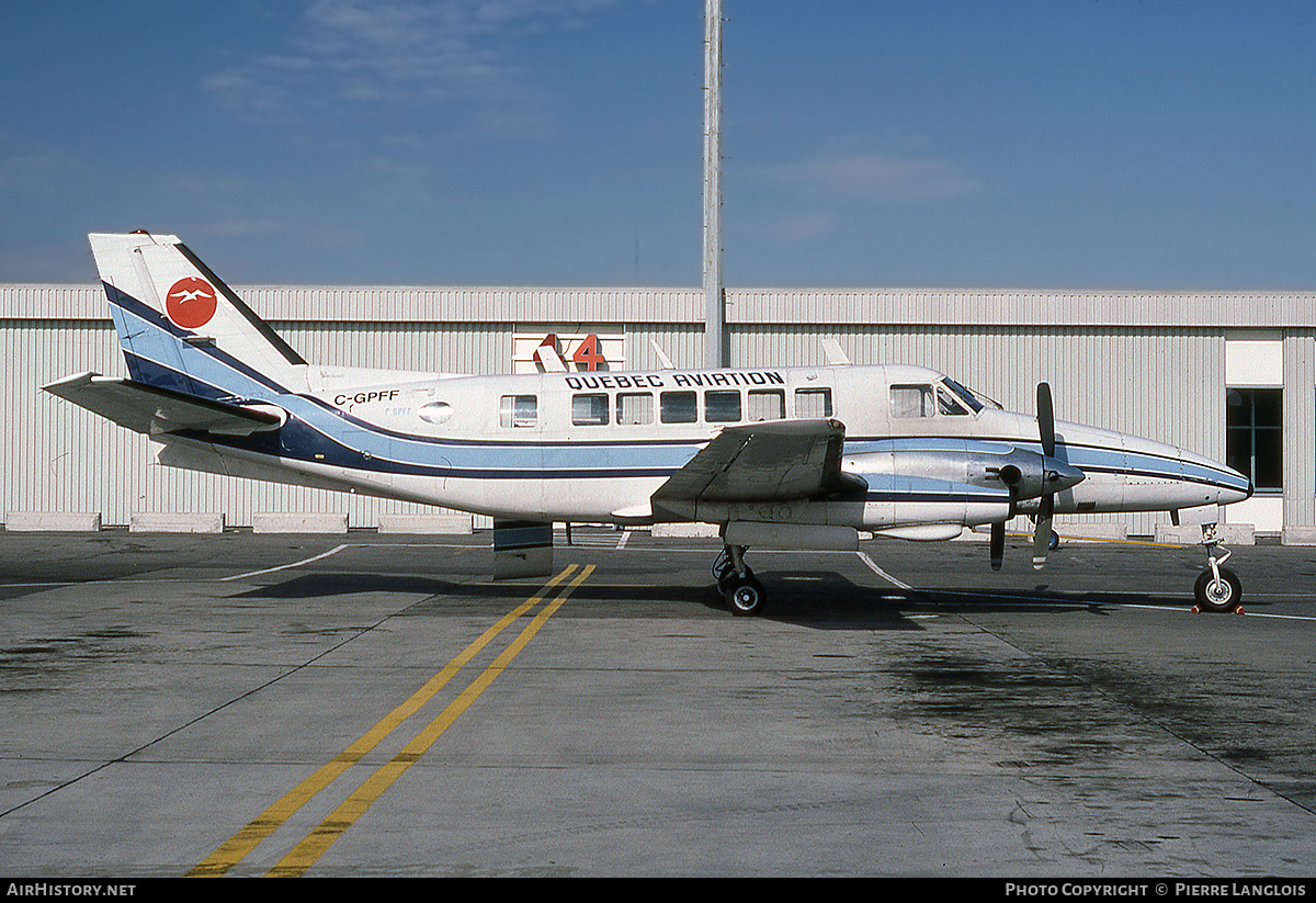 Aircraft Photo of C-GPFF | Beech 99 Airliner | Quebec Aviation | AirHistory.net #312527