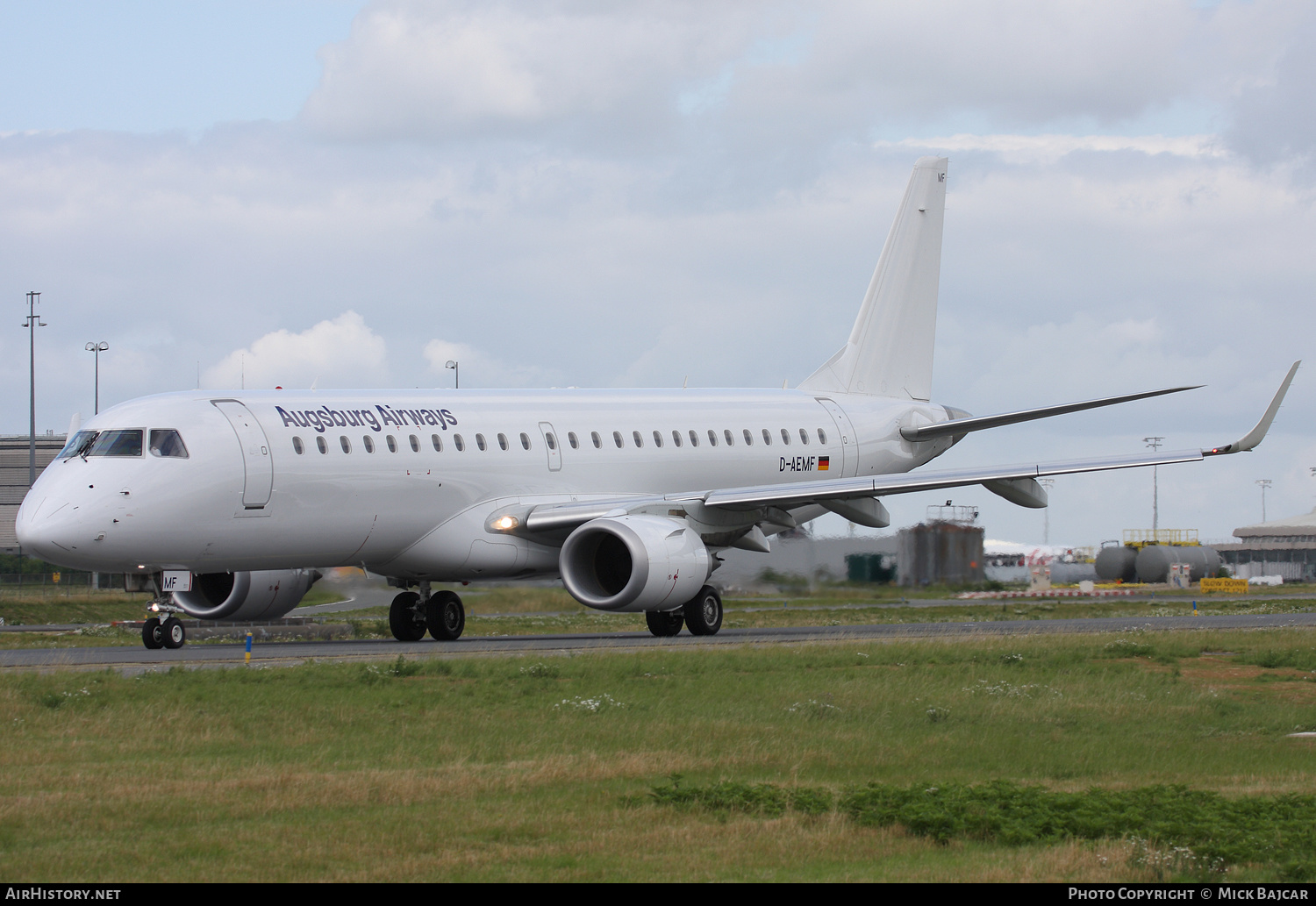 Aircraft Photo of D-AEMF | Embraer 190LR (ERJ-190-100LR) | Augsburg Airways | AirHistory.net #312539