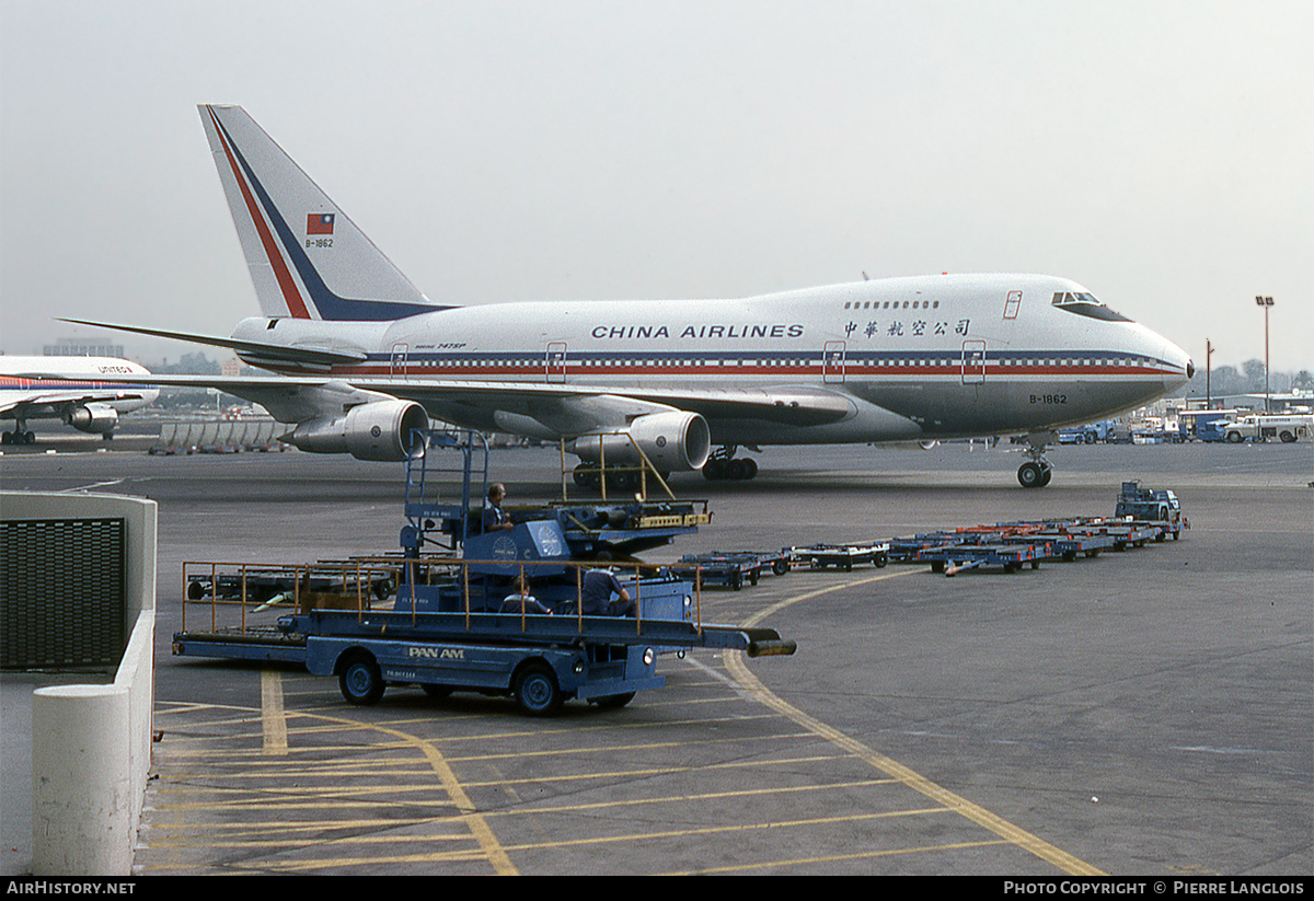 Aircraft Photo of B-1862 | Boeing 747SP-09 | China Airlines | AirHistory.net #312562