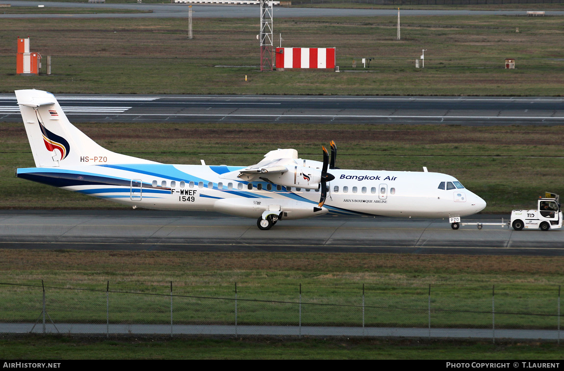 Aircraft Photo of F-WWEF | ATR ATR-72-600 (ATR-72-212A) | Bangkok Airways | AirHistory.net #312588
