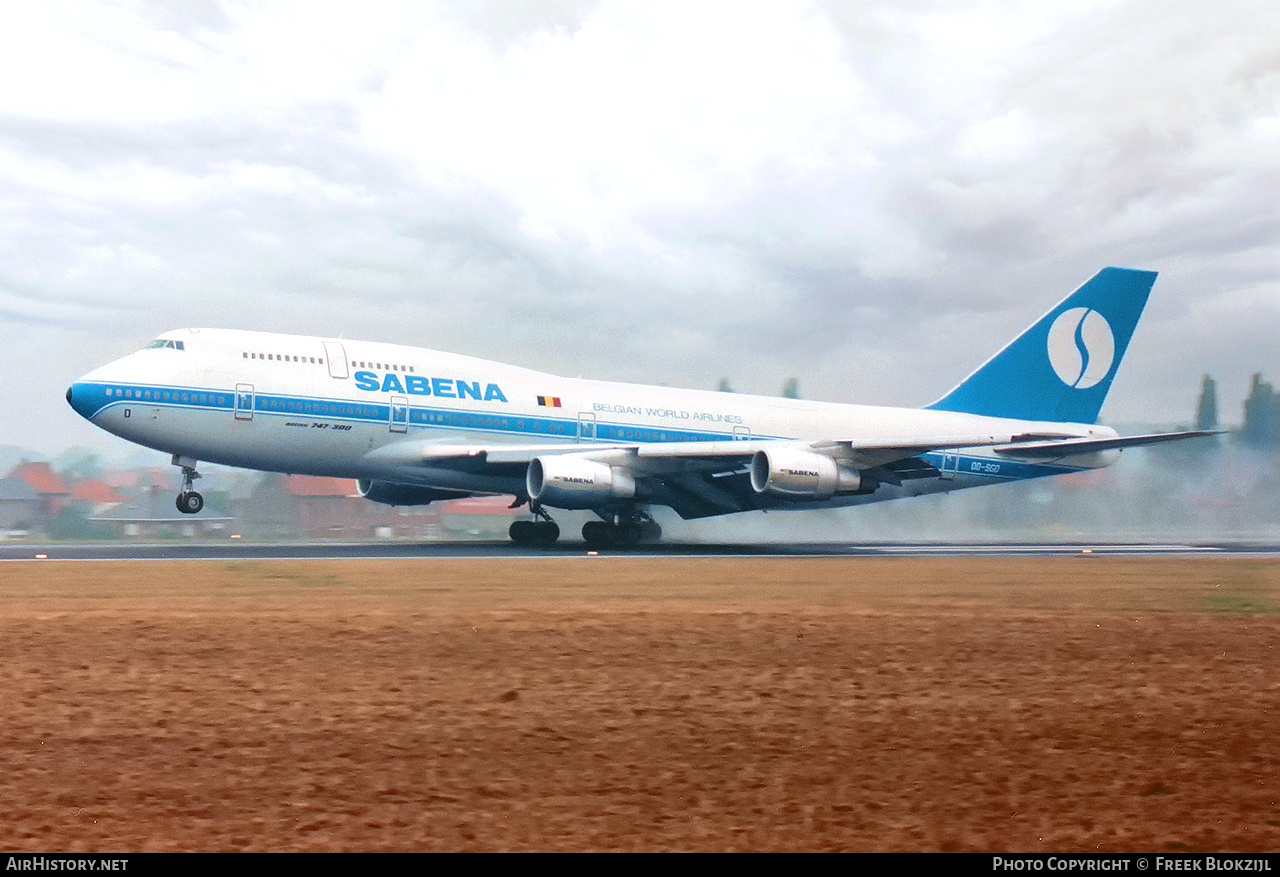 Aircraft Photo of OO-SGD | Boeing 747-329M | Sabena | AirHistory.net #312594