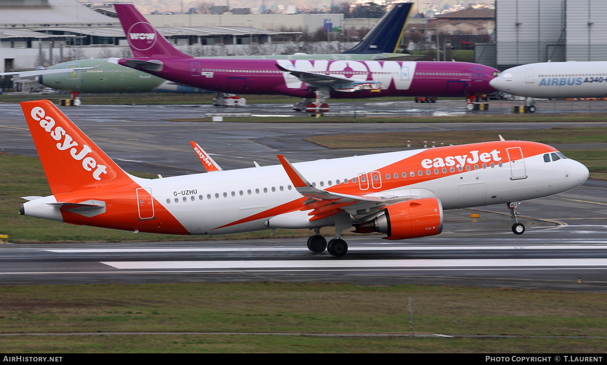 Aircraft Photo of G-UZHU | Airbus A320-251N | EasyJet | AirHistory.net #312596
