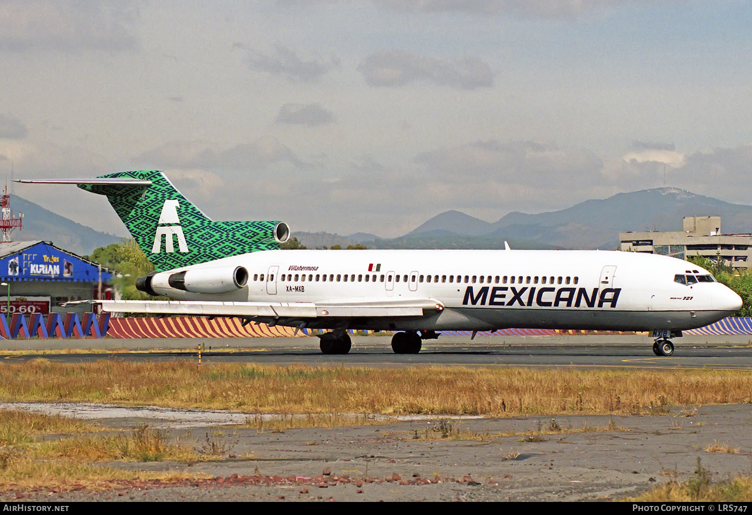 Aircraft Photo of XA-MXB | Boeing 727-264/Adv | Mexicana | AirHistory.net #312620