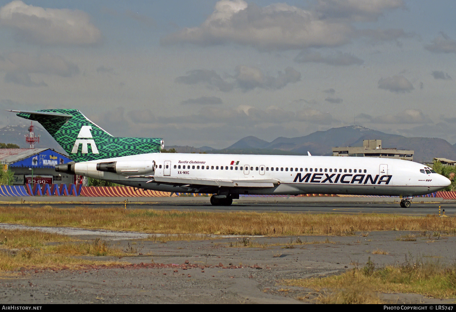 Aircraft Photo of XA-MXC | Boeing 727-264/Adv | Mexicana | AirHistory.net #312627