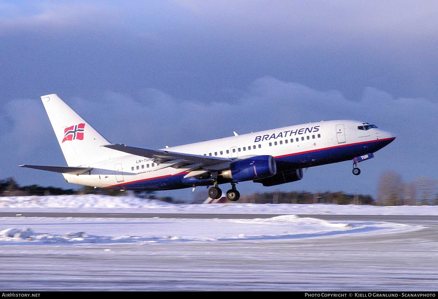 Aircraft Photo of LN-TUH | Boeing 737-705 | Braathens | AirHistory.net #312628