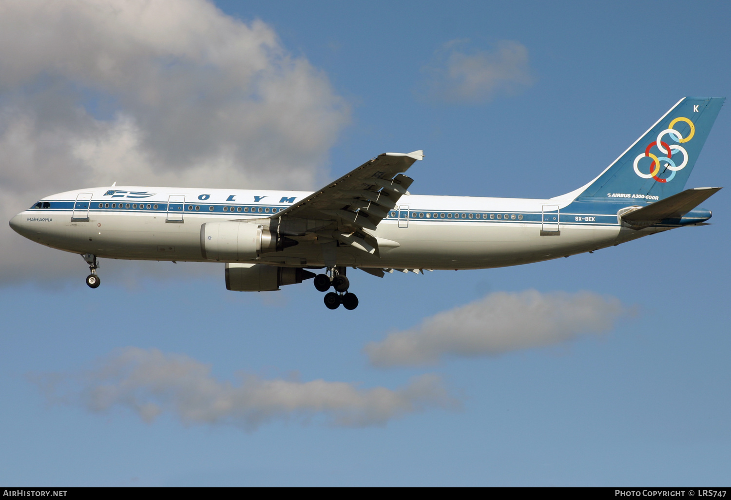 Aircraft Photo of SX-BEK | Airbus A300B4-605R | Olympic | AirHistory.net #312659