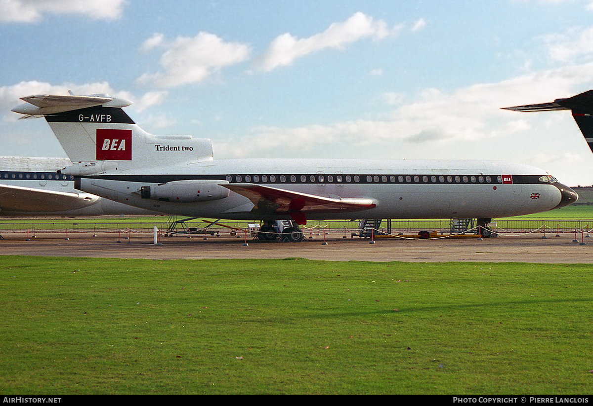 Aircraft Photo of G-AVFB | Hawker Siddeley HS-121 Trident 2E | BEA - British European Airways | AirHistory.net #312664