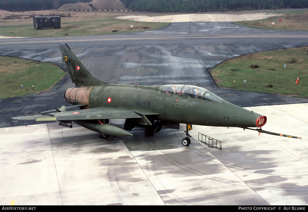 Aircraft Photo of GT-976 | North American TF-100F Super Sabre | Denmark - Air Force | AirHistory.net #312706