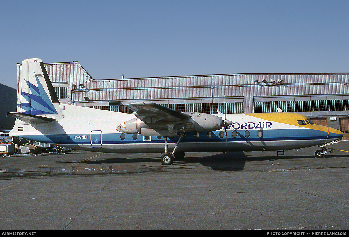 Aircraft Photo of C-GNDI | Fairchild Hiller FH-227B | Nordair | AirHistory.net #312708