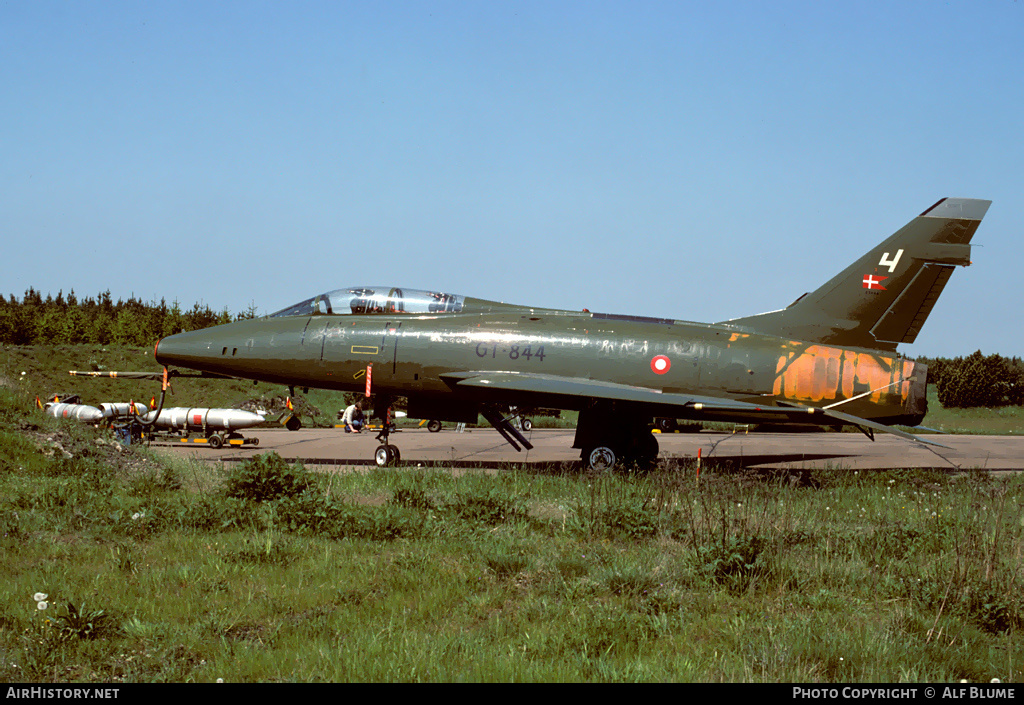 Aircraft Photo of GT-844 | North American TF-100F Super Sabre | Denmark - Air Force | AirHistory.net #312713