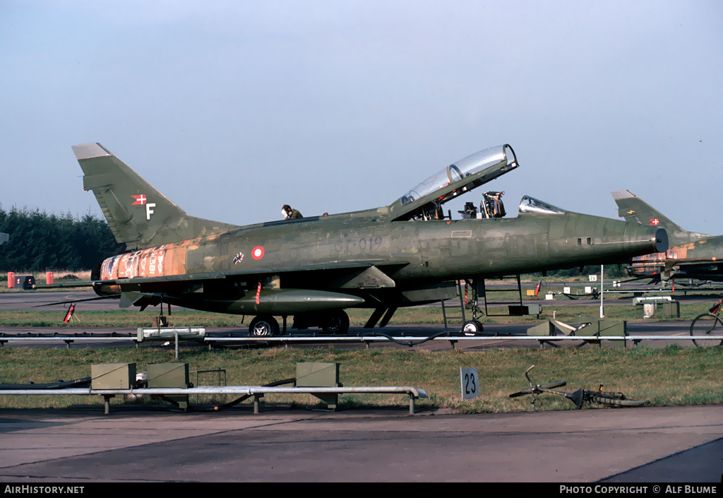 Aircraft Photo of GT-019 | North American F-100F Super Sabre | Denmark - Air Force | AirHistory.net #312715