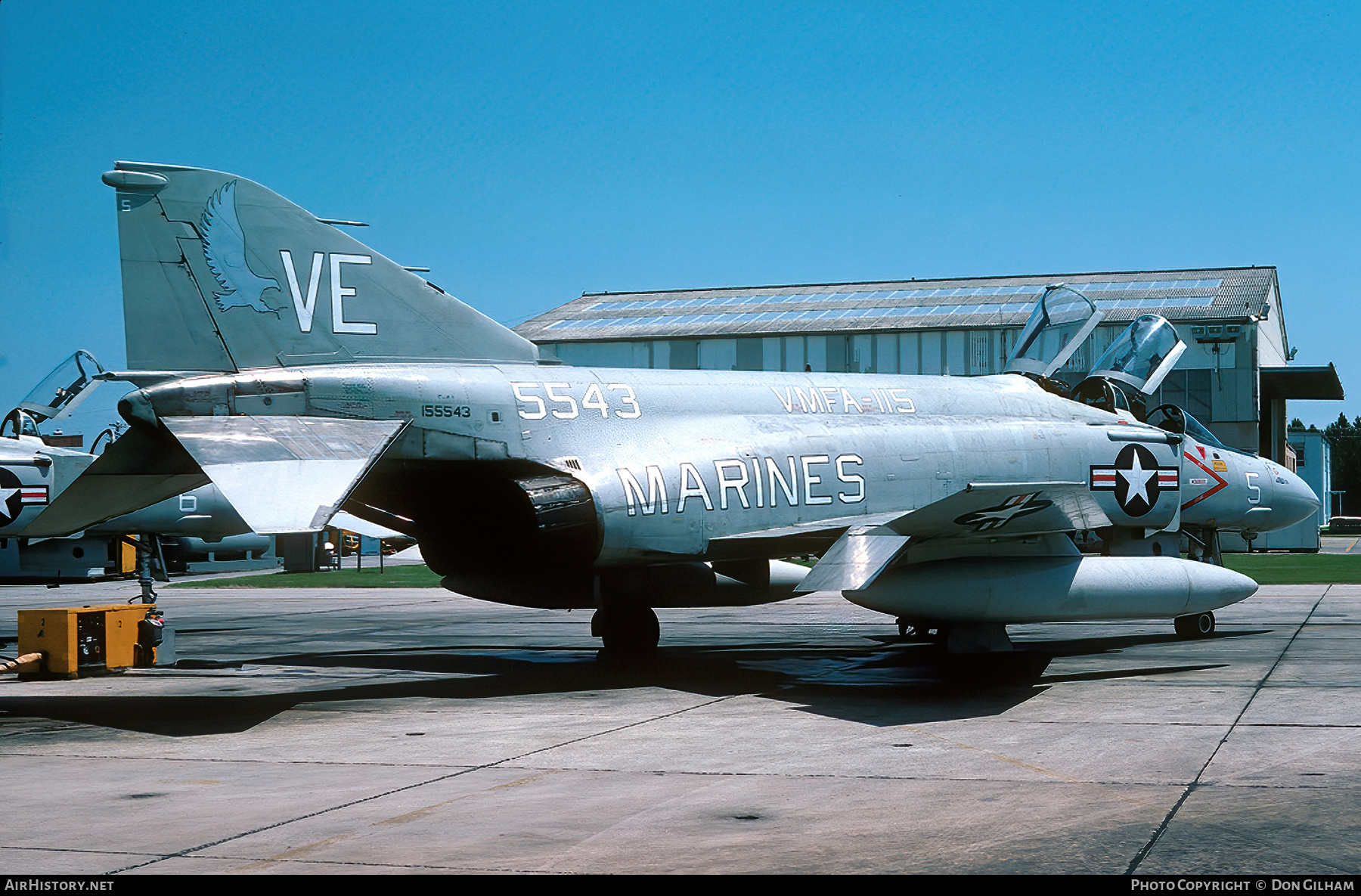 Aircraft Photo of 155543 / 5543 | McDonnell Douglas F-4J Phantom II | USA - Marines | AirHistory.net #312730