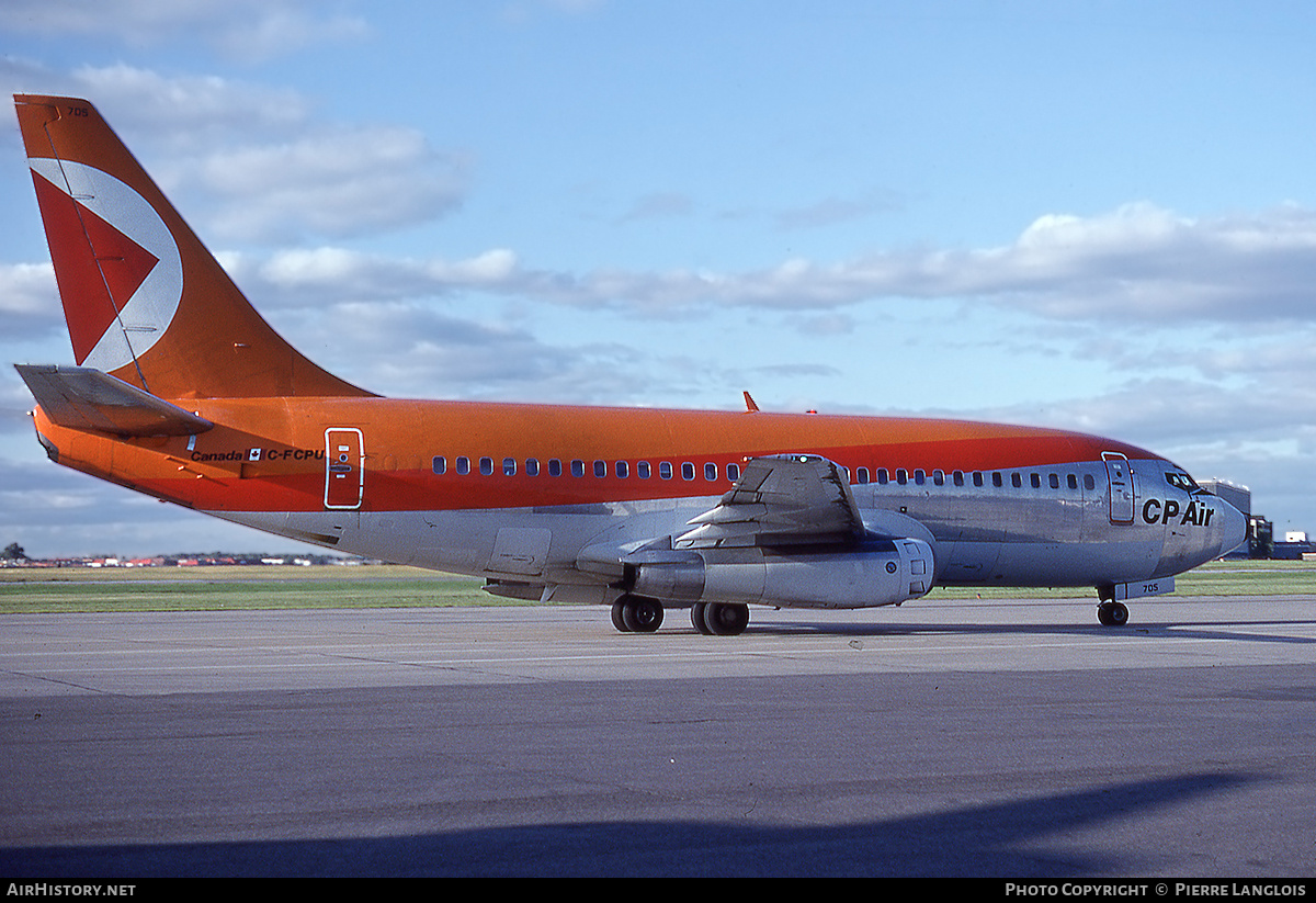 Aircraft Photo of C-FCPU | Boeing 737-217 | CP Air | AirHistory.net #312732