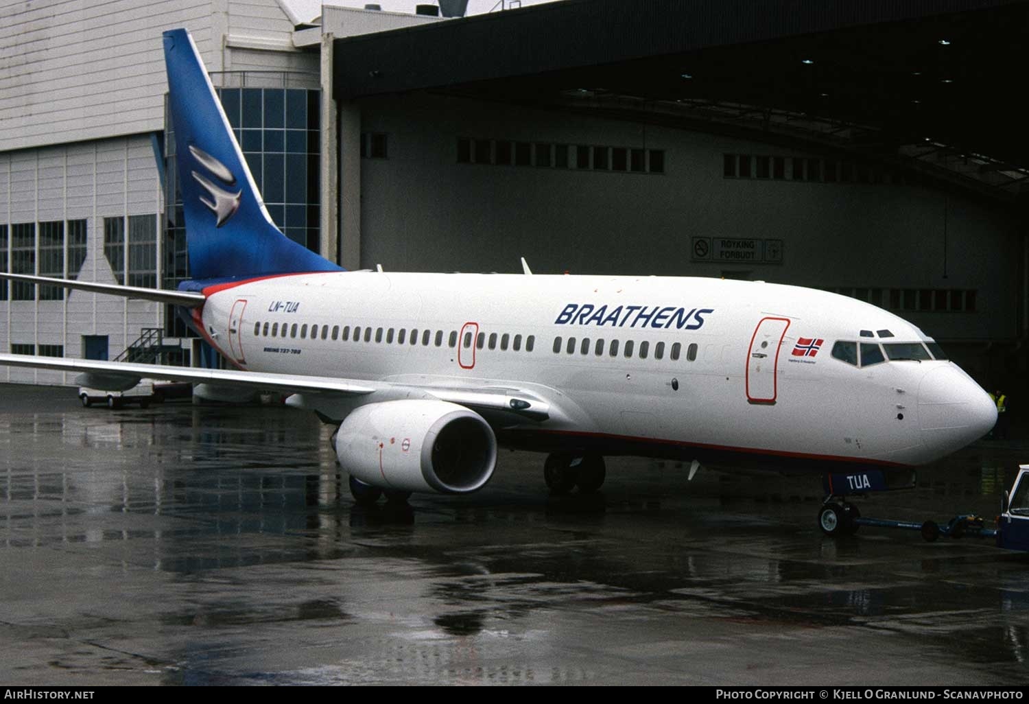 Aircraft Photo of LN-TUA | Boeing 737-705 | Braathens | AirHistory.net #312740