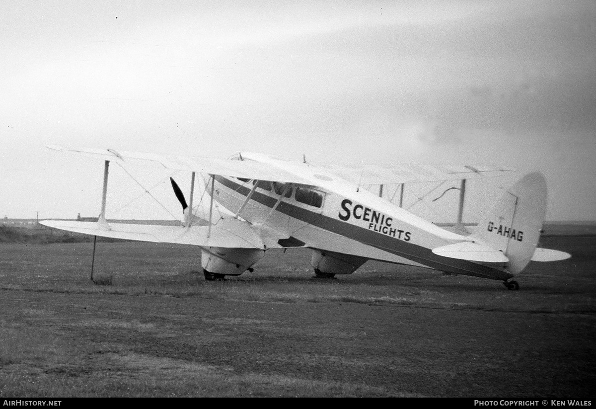Aircraft Photo of G-AHAG | De Havilland D.H. 89A Dragon Rapide | Scillonia Airways | AirHistory.net #312791
