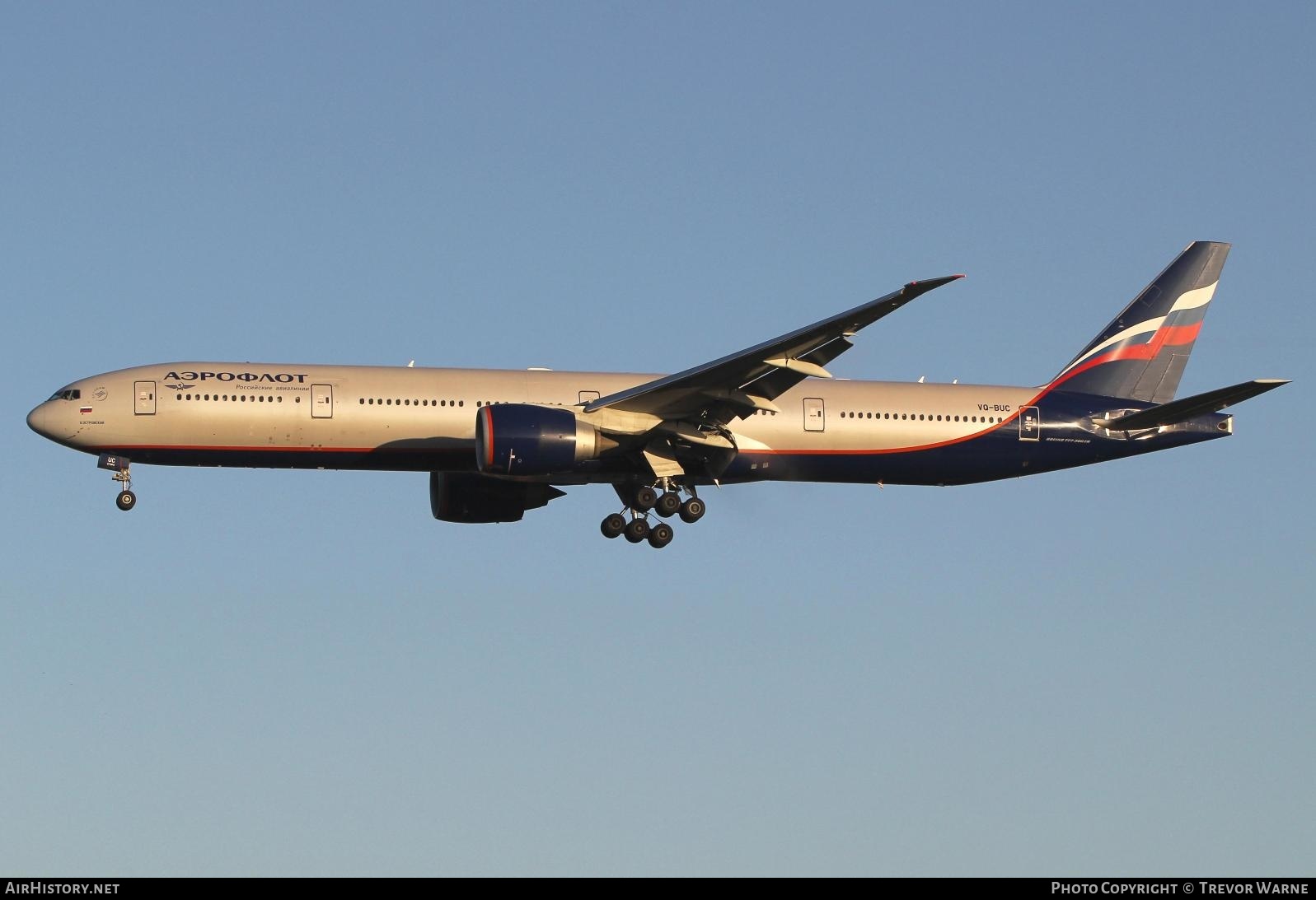 Aircraft Photo of VQ-BUC | Boeing 777-3M0/ER | Aeroflot - Russian Airlines | AirHistory.net #312797