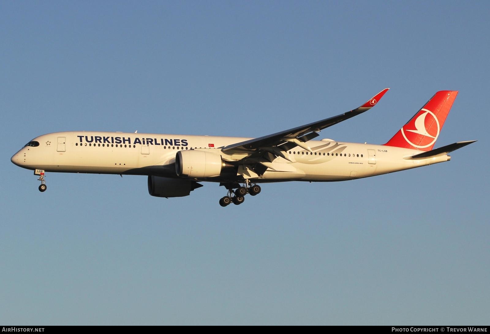Aircraft Photo of TC-LGB | Airbus A350-941 | Turkish Airlines | AirHistory.net #312811