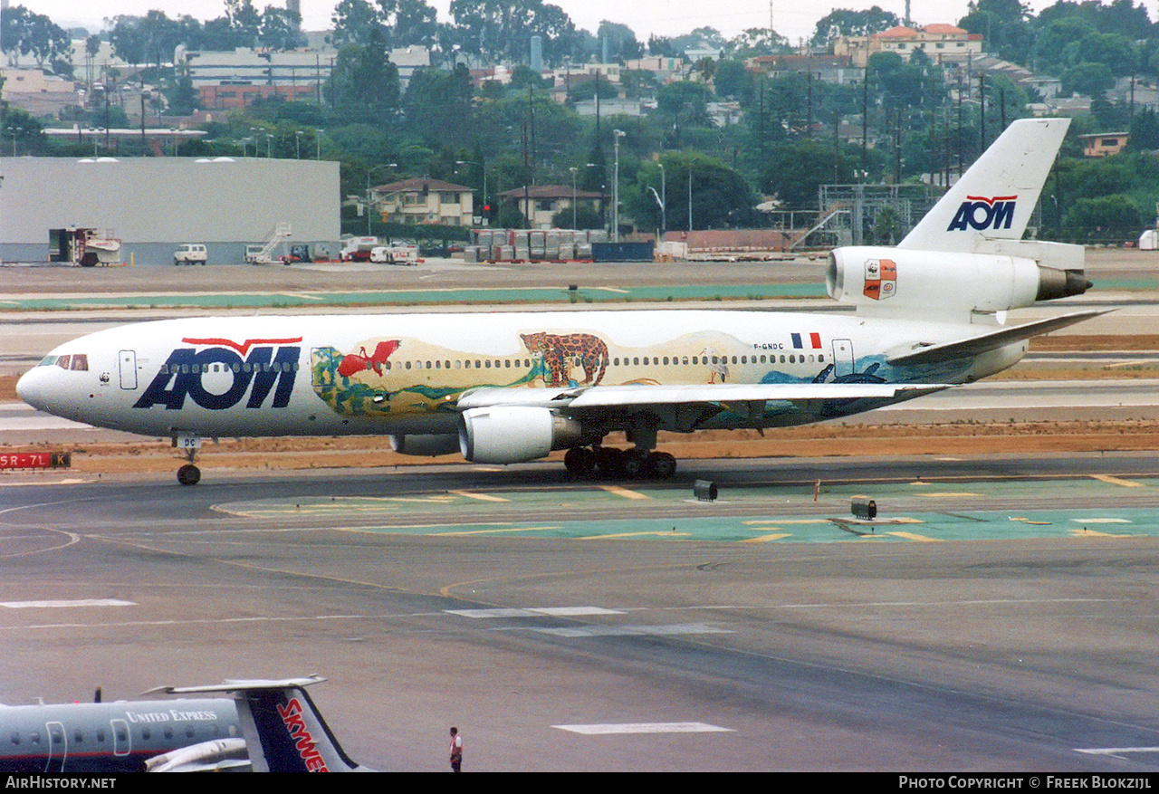 Aircraft Photo of F-GNDC | McDonnell Douglas DC-10-30 | AOM French Airlines | AirHistory.net #312825