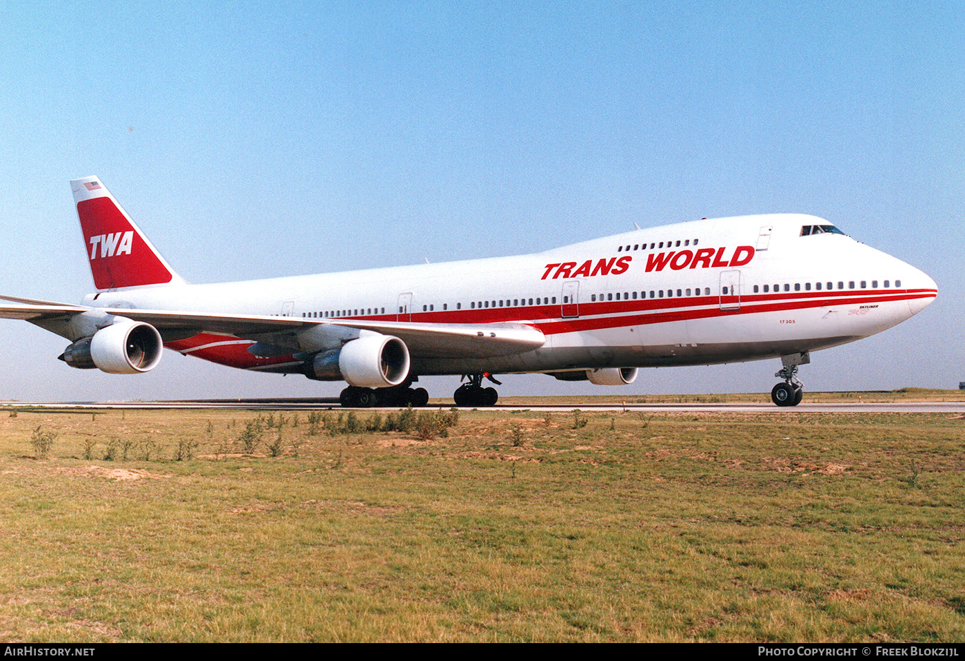 Aircraft Photo of N301TW | Boeing 747-282B | Trans World Airlines - TWA | AirHistory.net #312847