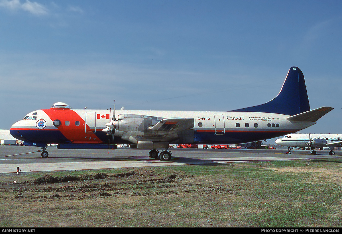 Aircraft Photo of C-FNAY | Lockheed L-188C(IR) Electra | Environment Canada - Ice Reconnaissance | AirHistory.net #312858