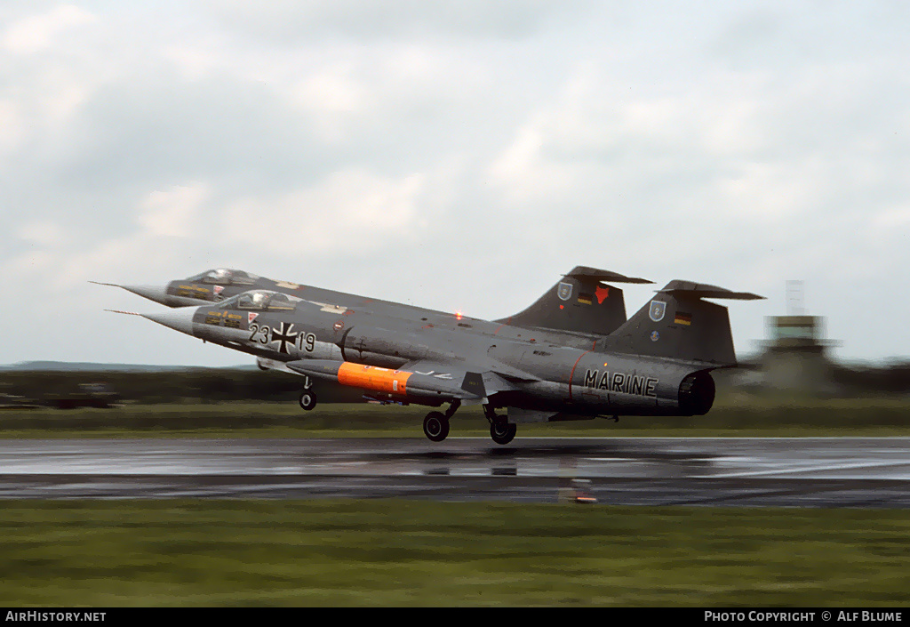 Aircraft Photo of 2319 | Lockheed F-104G Starfighter | Germany - Navy | AirHistory.net #312862