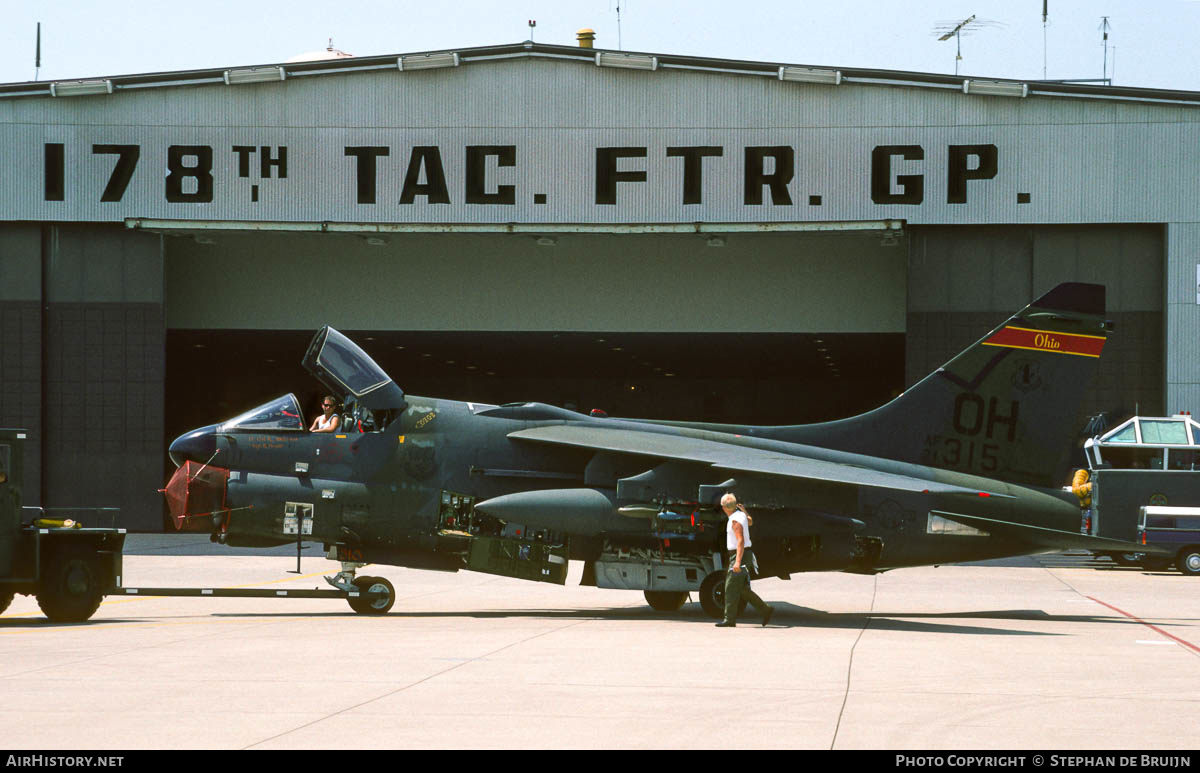 Aircraft Photo of 71-0315 / AF71-315 | Vought A-7D Corsair II | USA - Air Force | AirHistory.net #312877