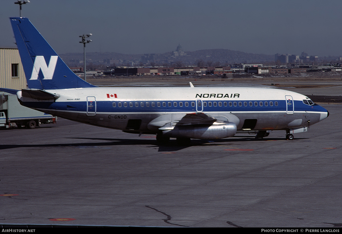 Aircraft Photo of C-GNDD | Boeing 737-2E1/Adv | Nordair | AirHistory.net #312887