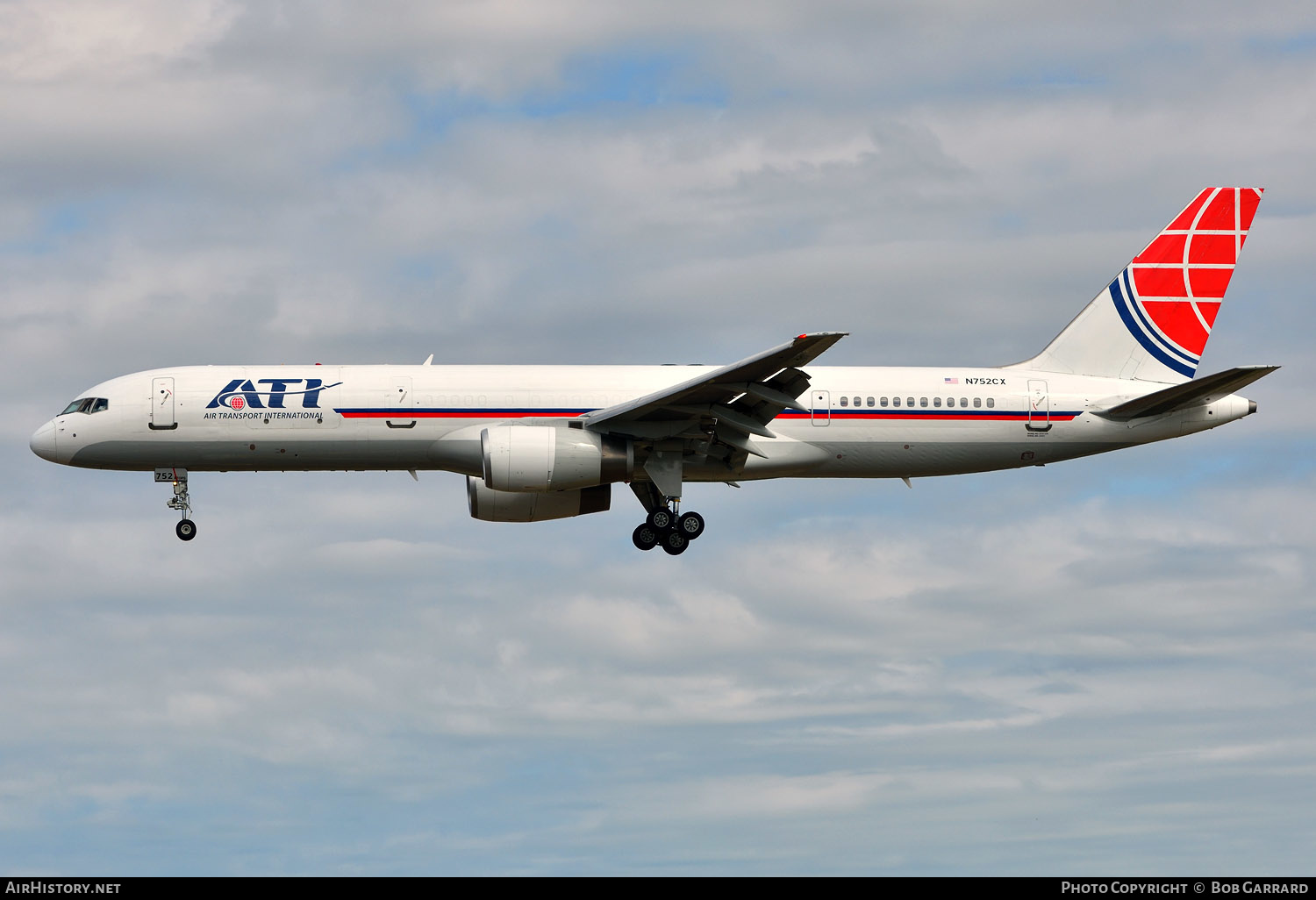 Aircraft Photo of N752CX | Boeing 757-2G5(C) | ATI - Air Transport International | AirHistory.net #312895