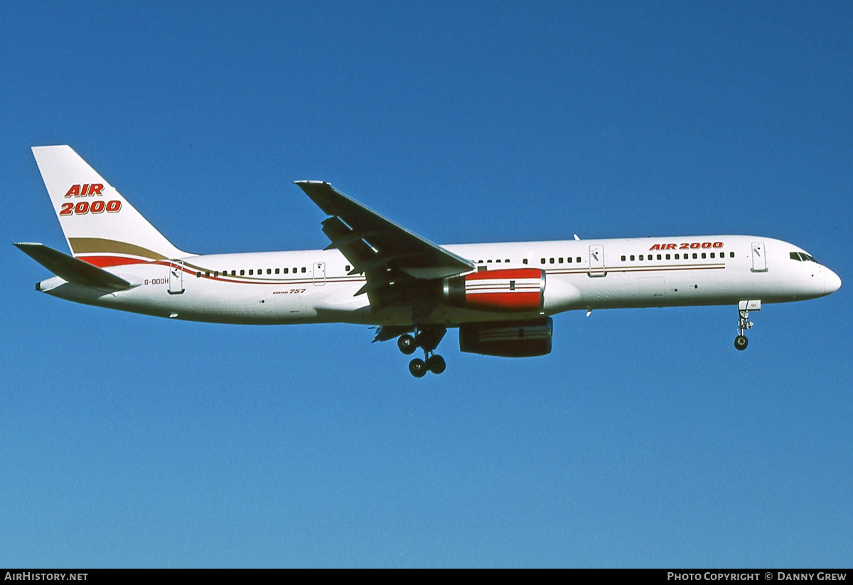 Aircraft Photo of G-OOOH | Boeing 757-23A | Air 2000 | AirHistory.net #312922
