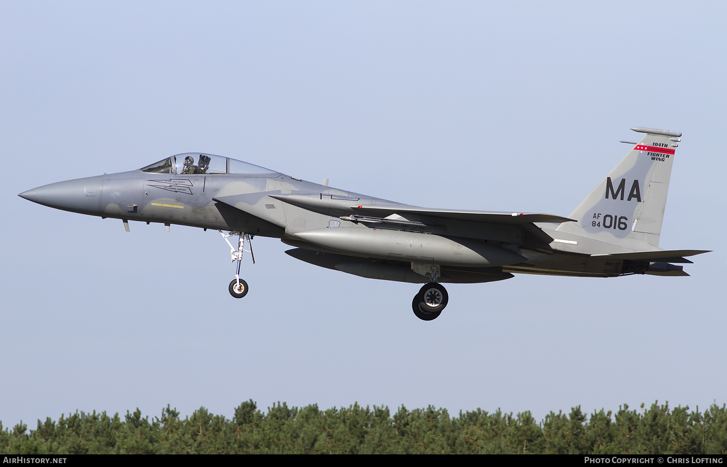 Aircraft Photo of 84-0016 / AF84-016 | McDonnell Douglas F-15C Eagle | USA - Air Force | AirHistory.net #312938