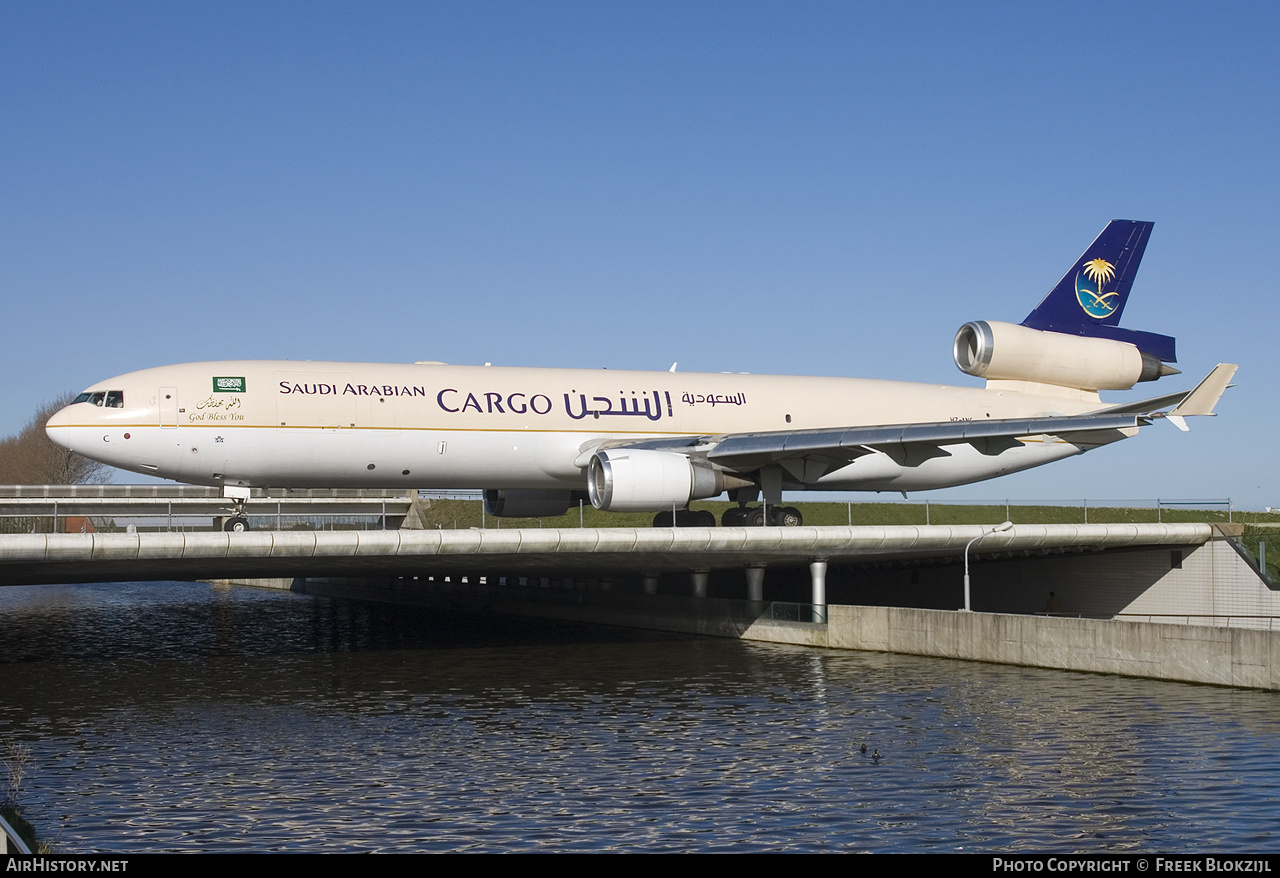 Aircraft Photo of HZ-ANC | McDonnell Douglas MD-11/F | Saudi Arabian Airlines Cargo | AirHistory.net #312939
