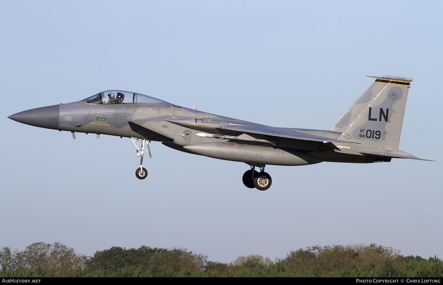 Aircraft Photo of 84-0019 / AF84-019 | McDonnell Douglas F-15C Eagle | USA - Air Force | AirHistory.net #312944