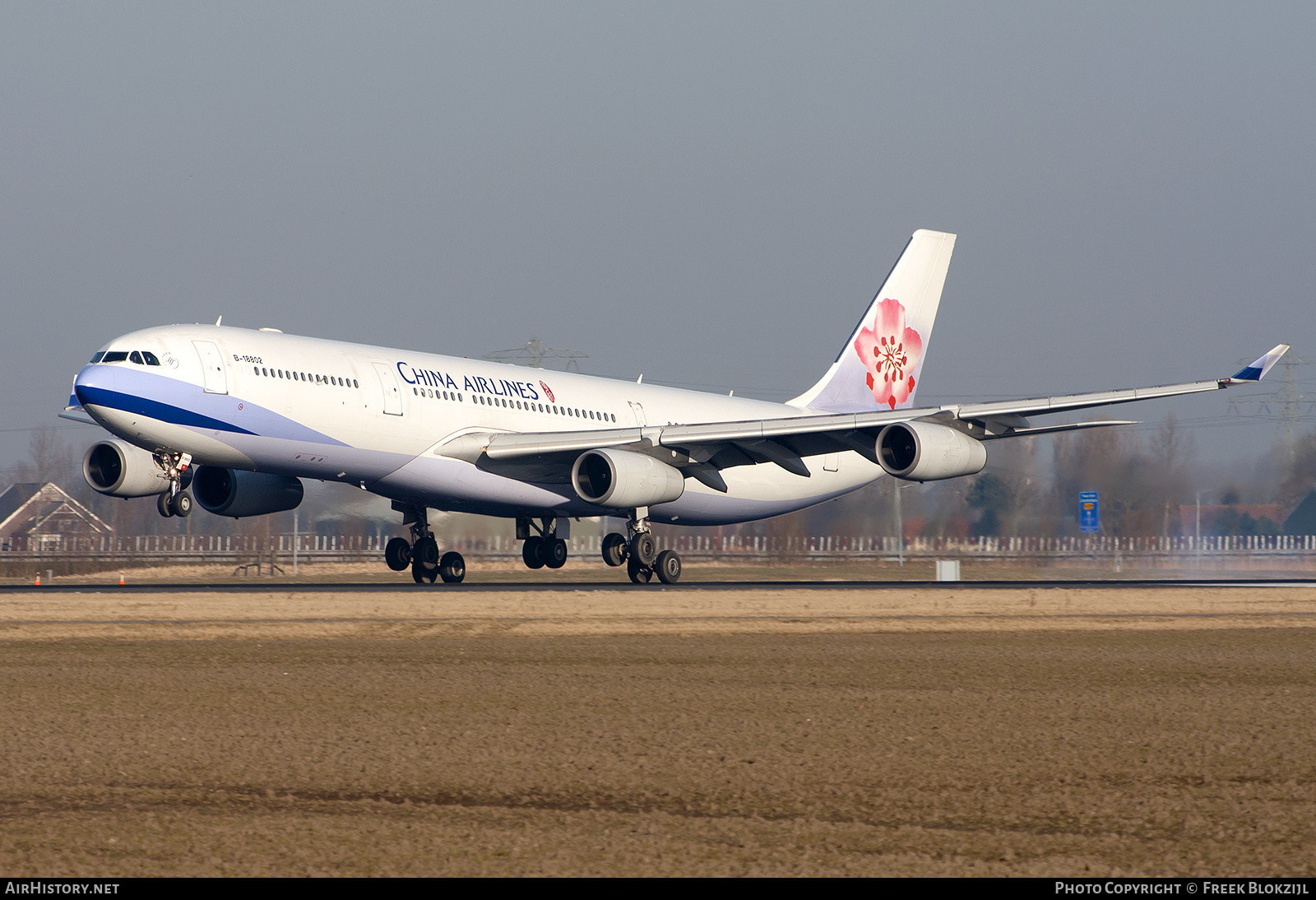 Aircraft Photo of B-18802 | Airbus A340-313X | China Airlines | AirHistory.net #312949