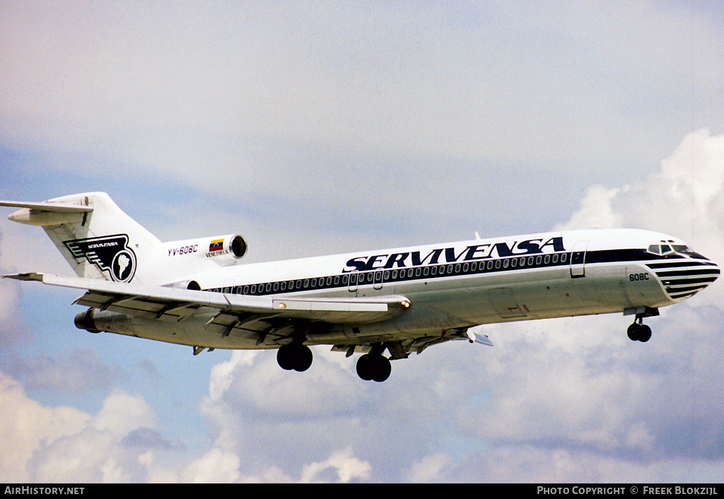 Aircraft Photo of YV-608C | Boeing 727-227 | Servivensa | AirHistory.net #312963