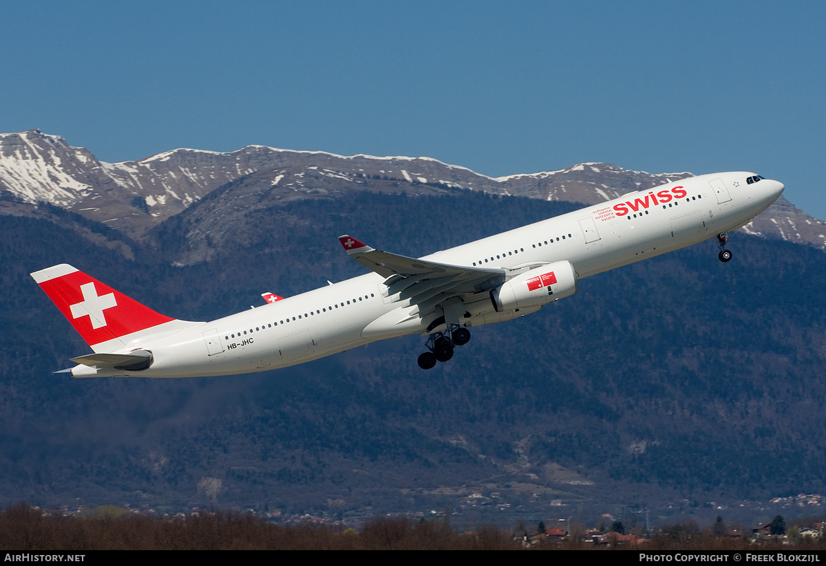 Aircraft Photo of HB-JHC | Airbus A330-343 | Swiss International Air Lines | AirHistory.net #312983